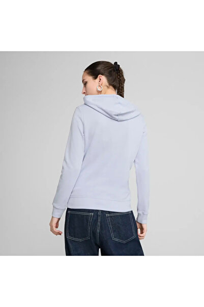 Puma ESS No. 1 Logo Hoodie Mavi Kadın Sweatshirt