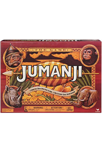 Spin Master Games Joc de societate Jumanji pentru 2-4 jucători, 5+ ani (RO) C...