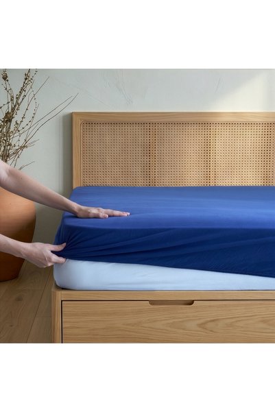 HANNA 100% Cotton Single Elastic Sheet
