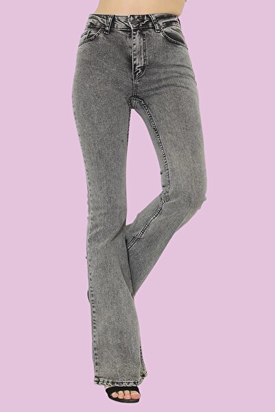 Livik Spanish Style Smoked Lycra High Waist Women's Jeans – Comfortable Stret...