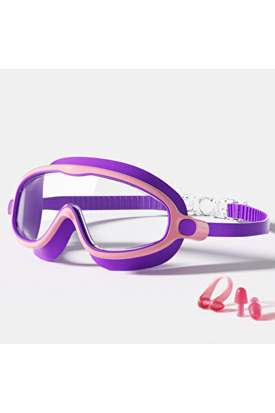 Choice12 Pink Purple Swim Goggles, Waterproof Anti-Fog Anti-UV Wide View Swim...