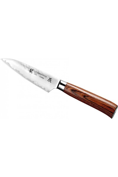Tamahagane Cutit, Tamahagane, Inox, 9 cm, Argintiu/Maro