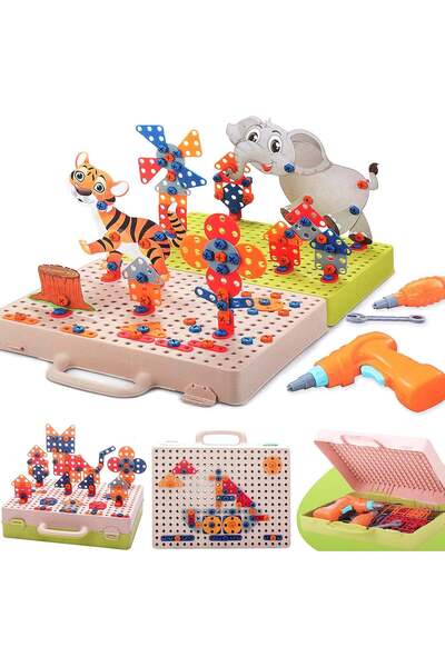 Simply Joy Jucărie educativă Montessori 2025, Simply Joy, Set de construcție ...