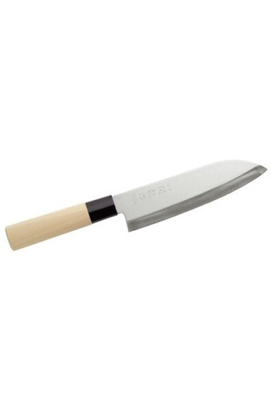 SekiRyu Cutit Santoku KATEI 165mm, otel, maner din lemn, design minimalist