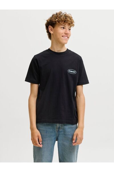 Jack & Jones Junior Tricou cu imprimeu pe spate pentru băieți