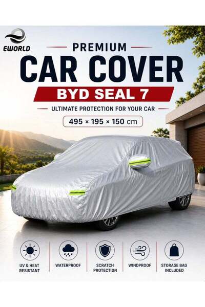 zeetwo غطاء سيارة كامل مقاوم للماء والأشعة فوق البنفسجية لسيارة BYD Seal 7 - ...