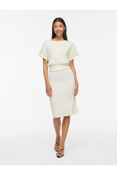 VILA Maxikleid VIRAFFI Kurzärmeliges