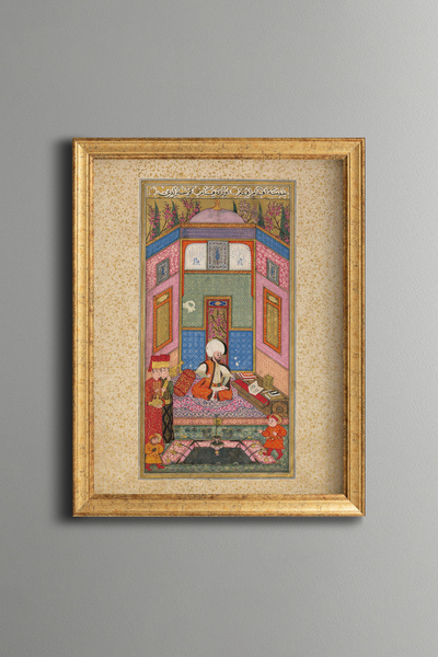 epiqart Beginning of Happiness - Vintage Patterned Painting - Fine Model