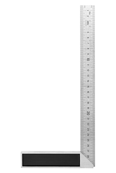 Deli μεταλλικός γωνιακός χάρακας DL302300, 300mm