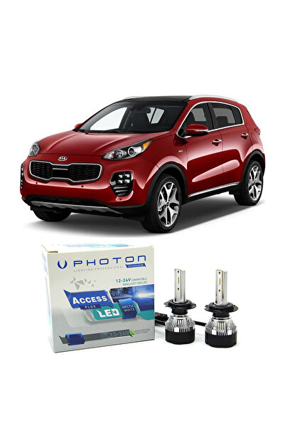 Photon Kia Sportage Led Xenon Uzun Far Ampulü H1 Access Yeni Seri Beyaz 2009-...