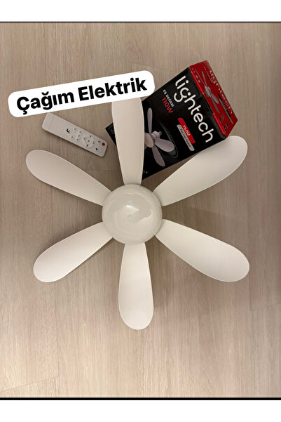 lightech Tavan Vantilatörü 110 W 6 Pervaneli Uzaktan Kumandalı