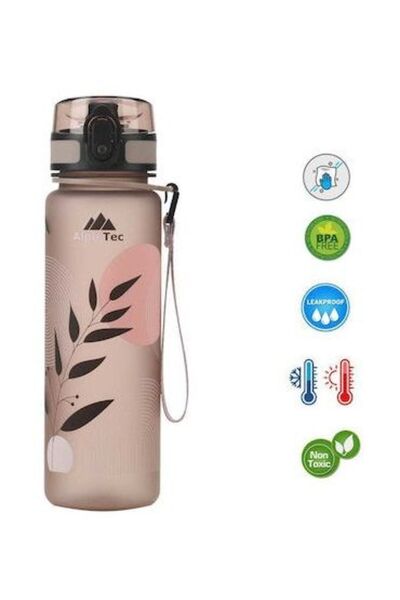 ALPINPRO Πλαστικό Μπουκάλι Mood 500ml Γκρι Γης (F-500OG-ER)