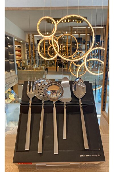 ŞİRİN VALENT HOME Hi̇sar Tuli̇p 5-Piece Serving Set