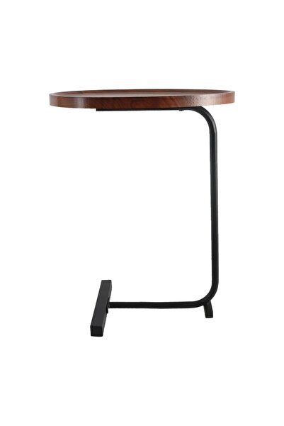 China Side Table for Service with Base in Plywood 60X30X45Cm Brown