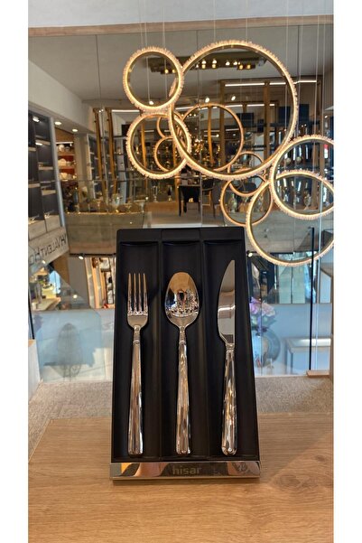 ŞİRİN VALENT HOME Hi̇sar Opti̇ma Porto 30 Piece Fork Spoon Knife Set