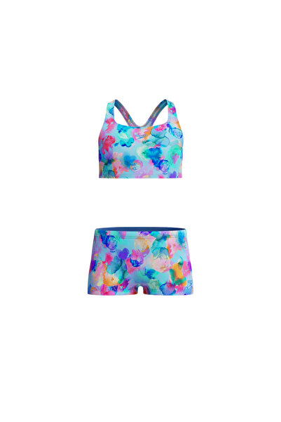 SPEEDO Print Racerback Two Piece Çocuk Mayo