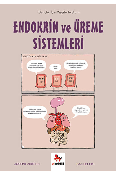Almidilli Yayınları Endokrin ve Üreme Sistemleri - Gençler İçin Çizgilerle Bilim
