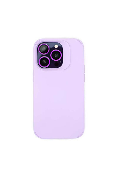 ZetGSM Husă de silicon catifelată pentru iPhone 14 Pro Max cu set de protecți...