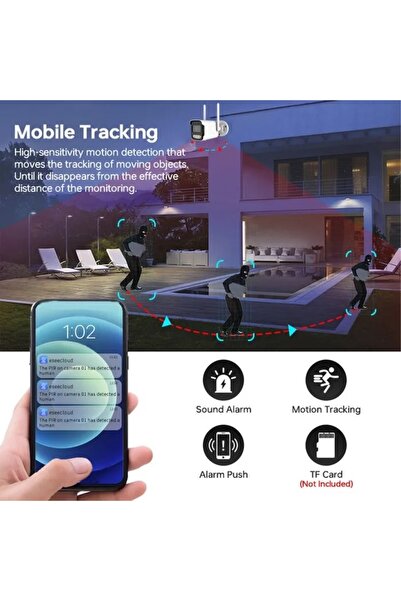 Tradesor Κάμερα ασφαλείας IP - WIFI/4G - Security Camera - 020355
