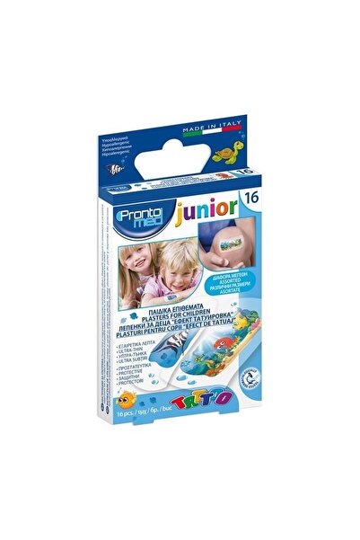 PRONTOMED Plasturi Sterili pentru Copii Ocean, 16 buc, modele colorate, ambal...
