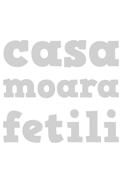 OEM Autocolant decorativ auto "Casa moara fetili'', 17cm, Alb