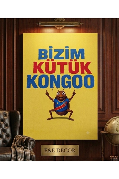 shop Bizim kütük Kongo Premium Kanvas Tablo