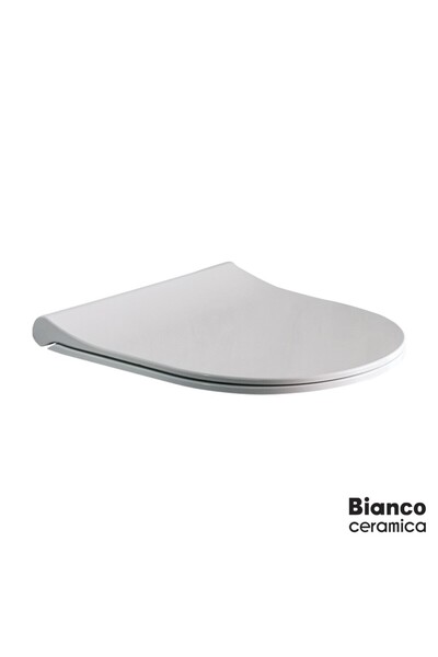 BIANCO CERAMICA 9610SC-300 Κάλυμμα Λεκάνης βακελίτη slim soft close White