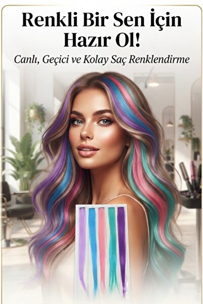 GLONAR RENKLİ TAKMA SAÇ