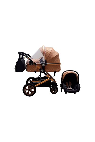 happyworld2026 Carucior nou nascuti 3 in 1 Baby Care™ , Cu geanta bebe, Cadru...