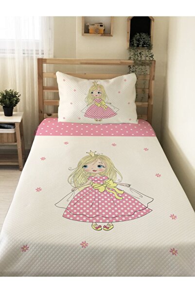 milbaygrup Princess Girl Patterned Baby and Children Printed Single Pique Set...