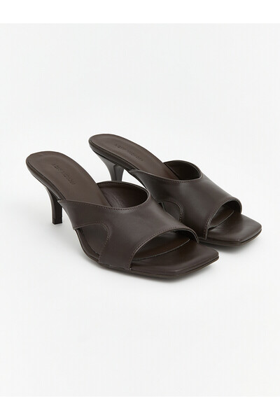 LC Waikiki Peak New Season Blunt Toe Women's Heeled Sandals