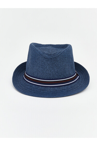 LC Waikiki Ozmarka New Season Stripe Detailed Men's Fedora Hat