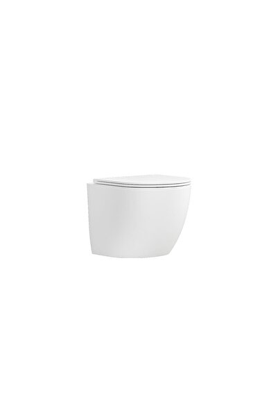 Karag Milos LT 046E Λεκάνη Αναρτώμενη Rimless με κάλυμμα Λευκή