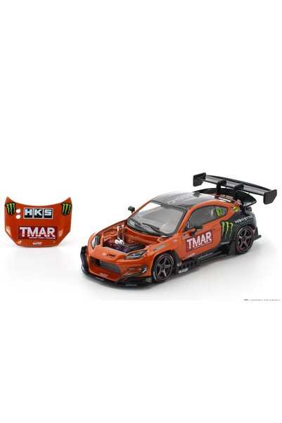pop race 1 1/64 Toyota Pandem Gr86 Daigo Saito Fdj 2022 Diecast Model Car Pr64-265