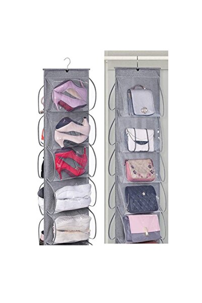 Empressco 10-Pocket Multi-Purpose Closet Organizer, Practical and Stylish Org...