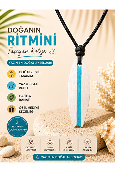 TUTU DESİGN Surf Board Men's Women's Necklace