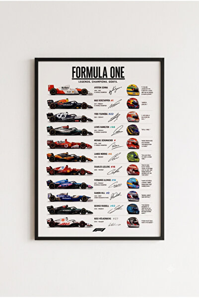 Sekiz8 Minimalist Siyah Çerçeveli Tablo Poster - Dijital Baskı MOD-507