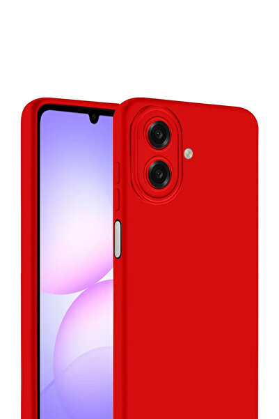 eco port Samsung Galaxy A07 4G First Silikon - Kırmızı