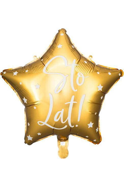 Partydeco Balon Folie Auriu 40cm