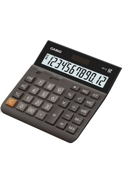 Casio Calculator cu 12 cifre, negru, 1 bucată, Cod: DH-12