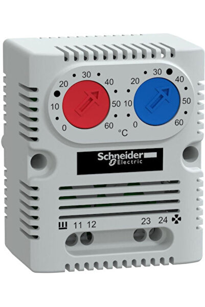 Schneider Electric Panou termostat, comutator termostat cu buton, 250V 10A