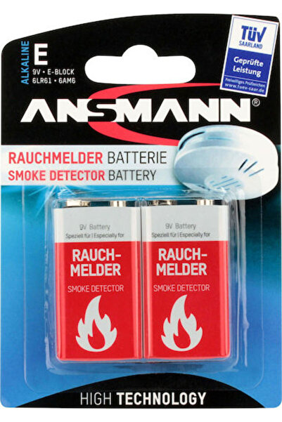 ANSMANN Baterie alcalină 9V 2 bucăți Cod: 1515-0006