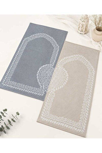 çeyizköşesi Heart-Shaped Couple Prayer Rug Set for Bride and Groom, Dowry Box...