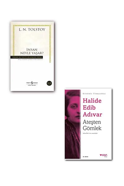 TÜRKİYE İŞ BANKASI KÜLTÜR YAYINLARI 2 Kitap.İnsan Neyle Yaşar+Ateşten Gömlek ...