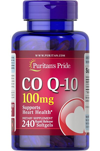 Puritan's Pride Coenzyme CoQ10 100mg, Dietary Supplement for Heart Health, Bl...