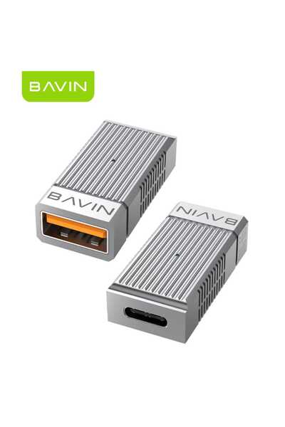 Bavin Otg-66 120W Type-C to USB 3.1 Adapter Supports 10Gbps Data Transfer Cha...