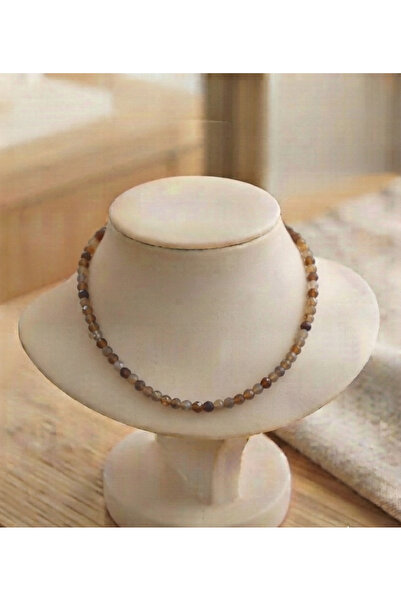 Ose Natural Agate Stone Positive Energy 35 cm Necklace