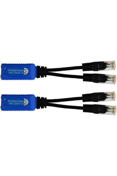 Pulsar Adaptor Splitter PoE P-poe2 2xMufă RJ45 1xPriză RJ45 Model P-poe2