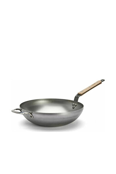 De Buyer Mineral B Wok din aluminiu cu strat de piatră 32cm