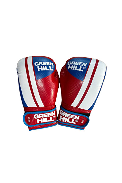 Green Hill قفازات الملاكمة نوك أوت - أحمر